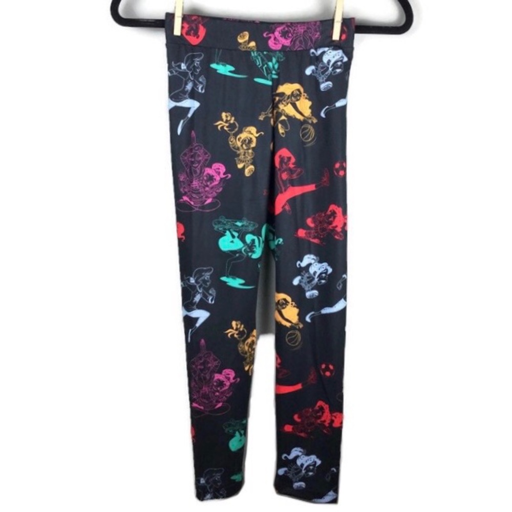NWT Adidas x Disney Princess Comfy Princesses Aeroready Tights Size Girl’s Small